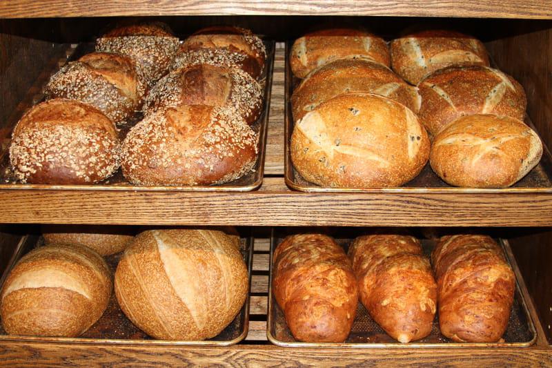 Artisan bread display showcasing traditional baking craftsmanship