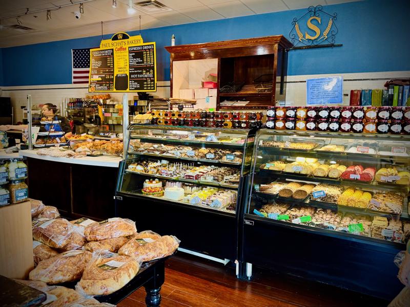 Paul Schat's Bakery interior showing fresh displays and welcoming atmosphere