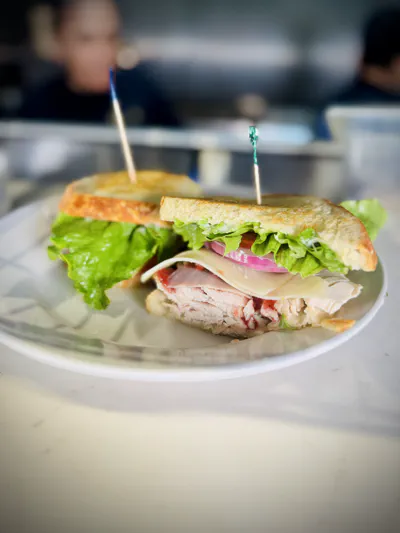 Classic turkey sandwich on our signature bread